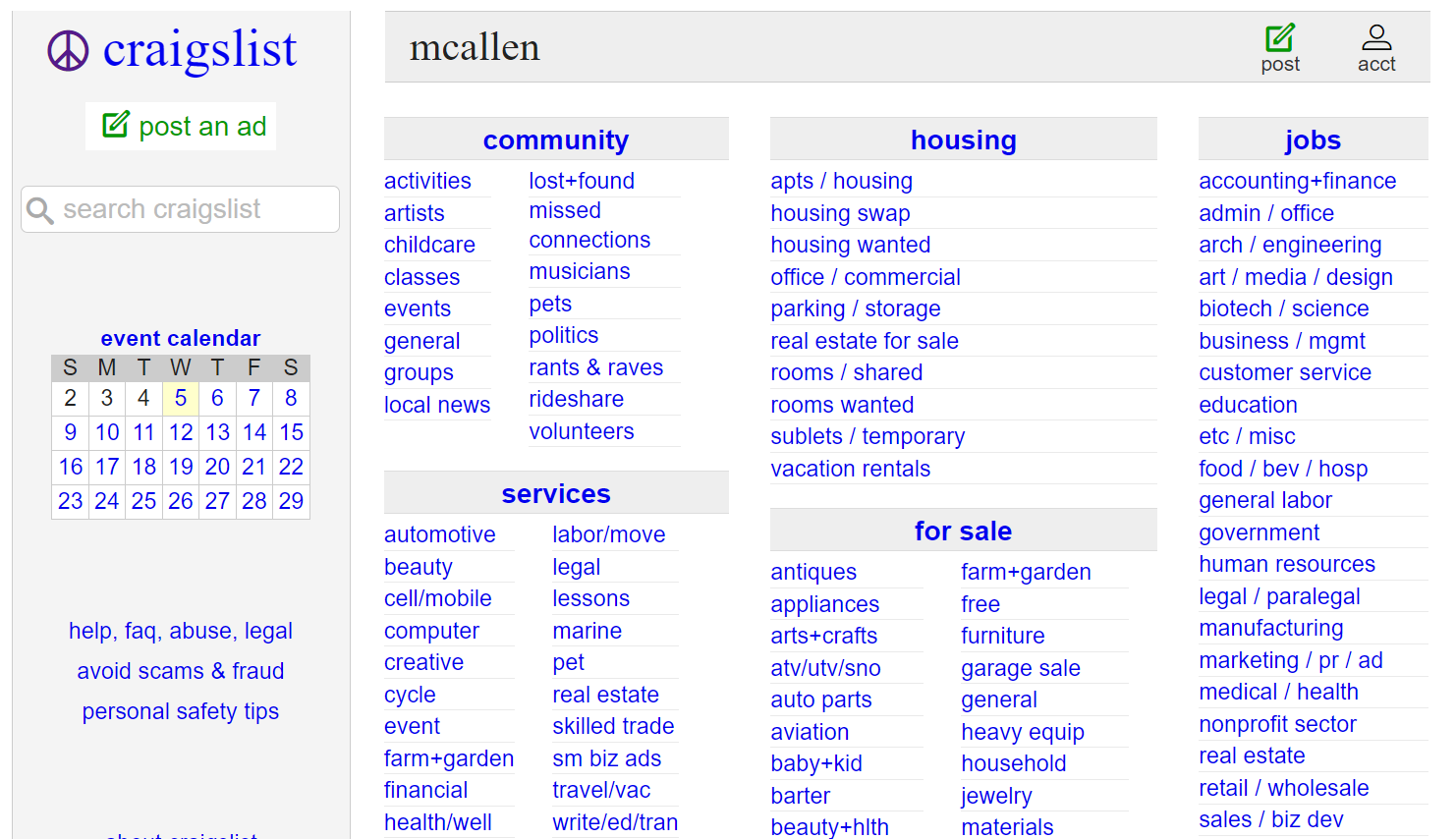 Craigslist Of Mcallen Tx – Explore The Details Instantly!